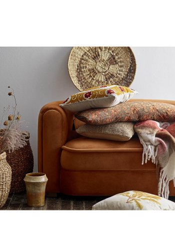 CREATIVE COLLECTION Malala Sofa - braunes Polyester