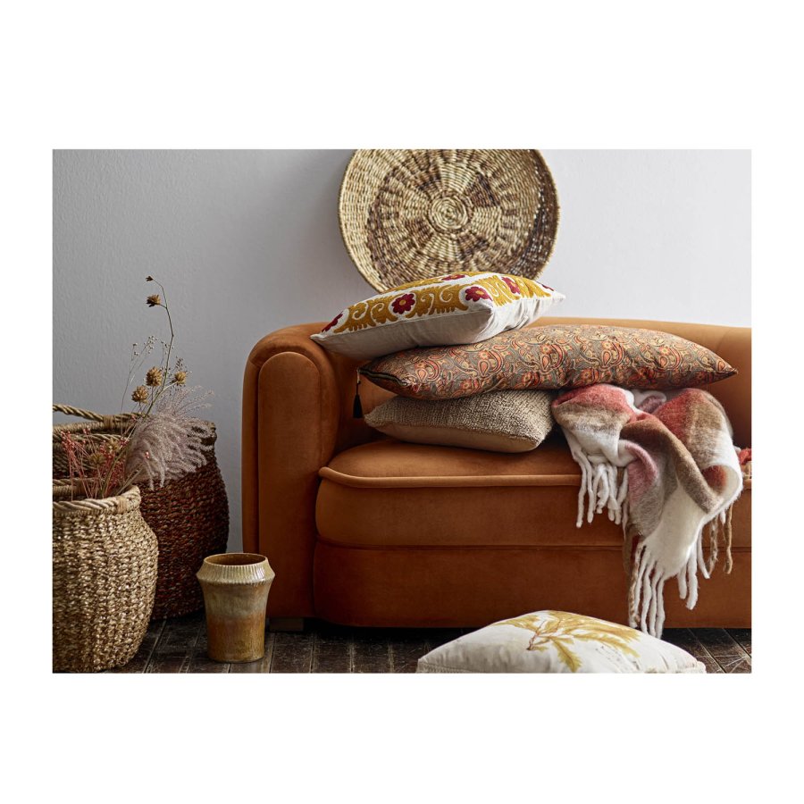 CREATIVE COLLECTION Malala Sofa - braunes Polyester