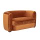 CREATIVE COLLECTION Malala Sofa - braunes Polyester