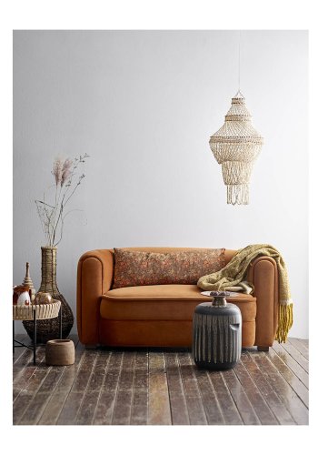 CREATIVE COLLECTION Malala Sofa - braunes Polyester