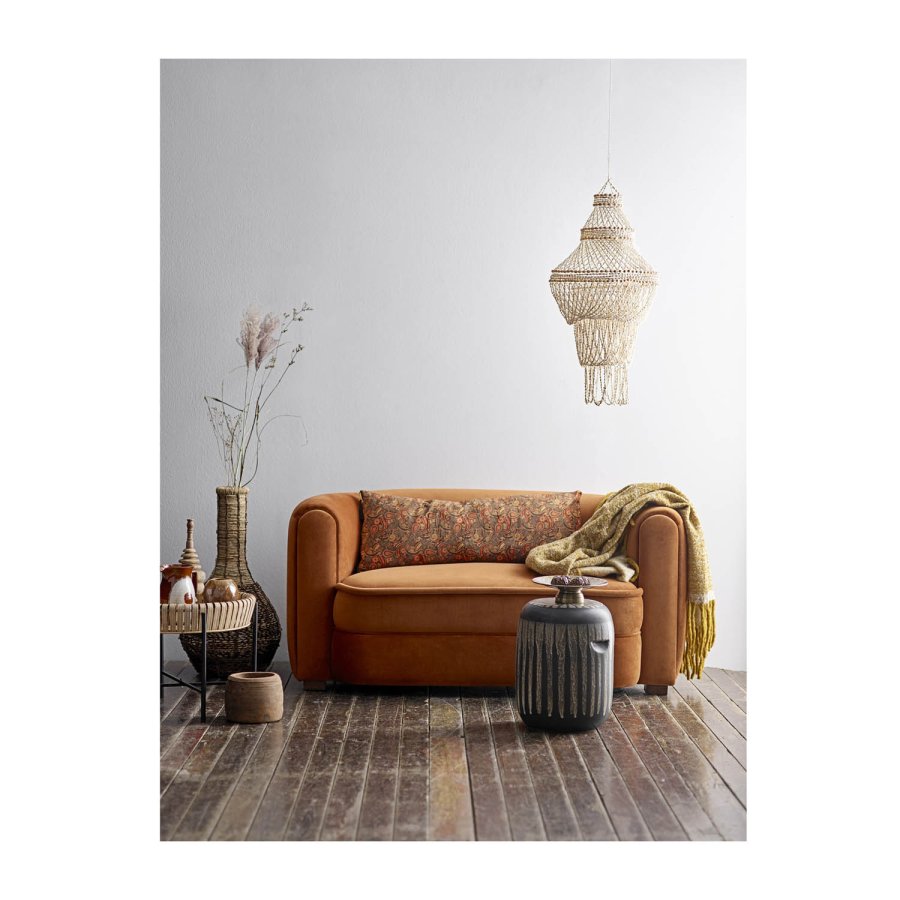 CREATIVE COLLECTION Malala Sofa - braunes Polyester