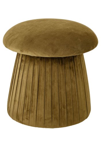 BLOOMINGVILLE Roberta rund puff - brun polyester (44) 