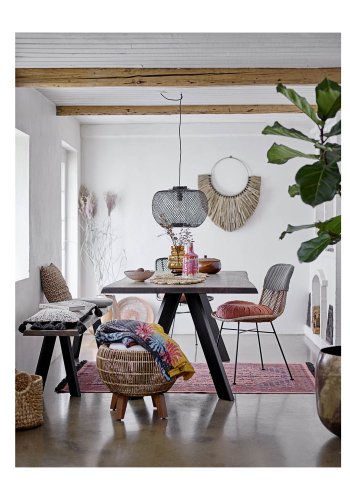 BLOOMINGVILLE runde Deckenleuchte - schwarzer Bambus (42) 