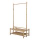 BLOOMINGVILLE MINI Kleiderständer, mit Ablagen – natürlicher Bambus