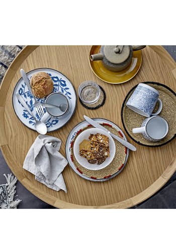 BLOOMINGVILLE runder Couchtisch Luana – natürliches Eichenfurnier und Eiche (74)