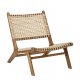 BLOOMINGVILLE Keila loungestol - natur rattan og teaktr 