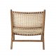 BLOOMINGVILLE Keila loungestol - natur rattan og teaktr 