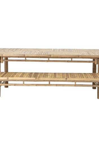 BLOOMINGVILLE rechteckiger Sole-Esstisch – natürlicher Bambus (200 x 100)