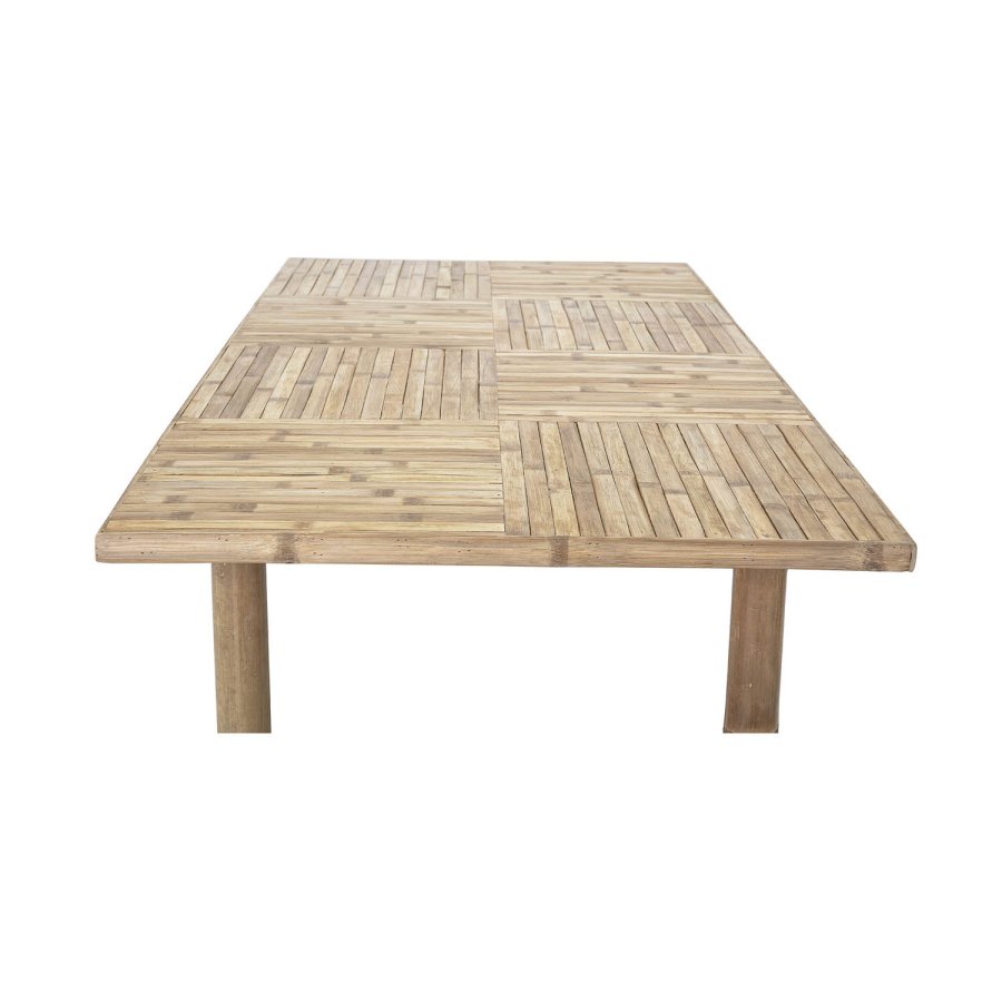 BLOOMINGVILLE rechteckiger Sole-Esstisch – natürlicher Bambus (200 x 100)