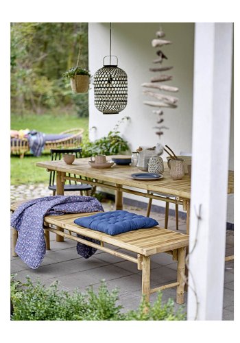 BLOOMINGVILLE rechteckiger Sole-Esstisch – natürlicher Bambus (200 x 100)