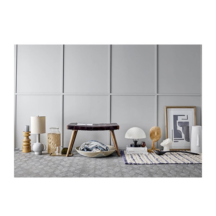 BLOOMINGVILLE Dekovase - weiße Terrakotta 