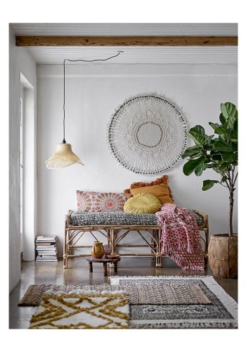 BLOOMINGVILLE rektangulr Pammi benk - naturlig sukkerrr (150x73) 