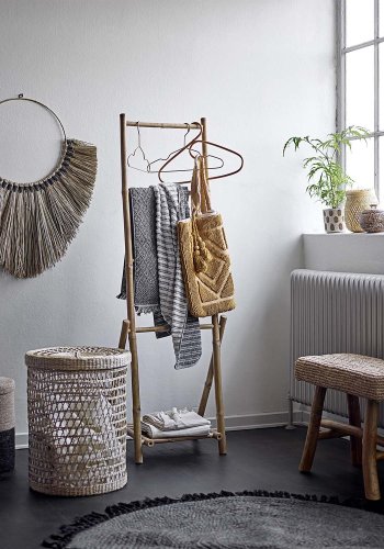 BLOOMINGVILLE rund kurv - naturlig sjgress (sett med 2)