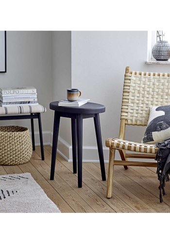 BLOOMINGVILLE kurv - natur sgrs og palmeblad (st af 3)