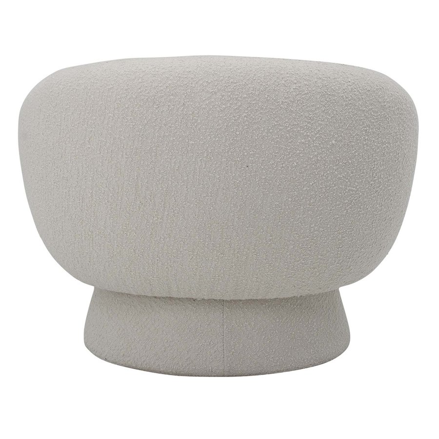 BLOOMINGVILLE Ted Loungesessel, mit Armlehnen – weißes Polyester