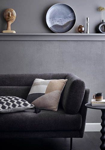 BLOOMINGVILLE Anka Beistelltisch – schwarzes Aluminium