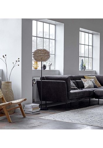 BLOOMINGVILLE Anka Beistelltisch – schwarzes Aluminium