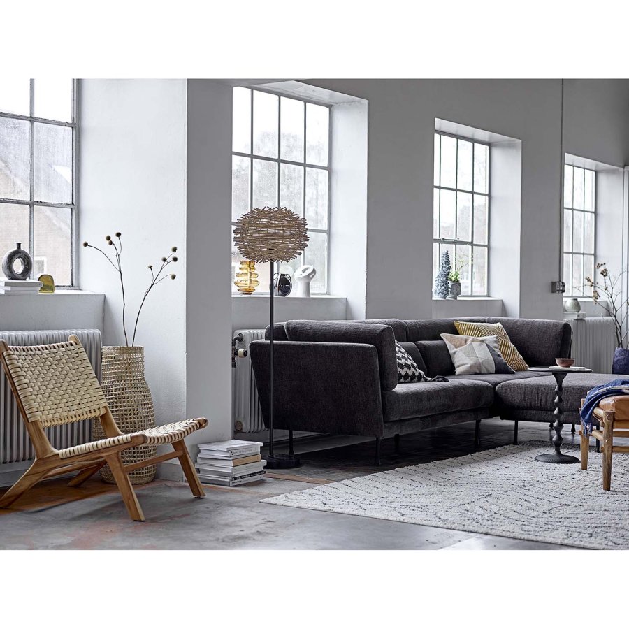 BLOOMINGVILLE Anka Beistelltisch – schwarzes Aluminium