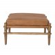BLOOMINGVILLE Aysia Hocker - Naturleder und natürliches Mangoholz