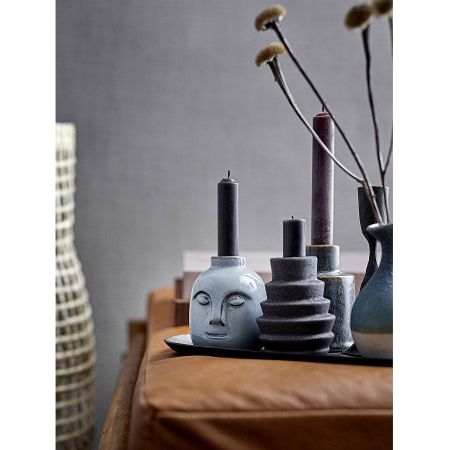 BLOOMINGVILLE Aysia Hocker - Naturleder und natürliches Mangoholz