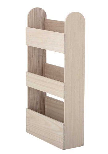 BLOOMINGVILLE MINI Moris vegghylle - naturlig paulownia-tre