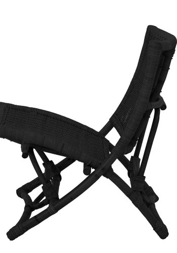 BLOOMINGVILLE Baz lenestol, sammenleggbar - sort rotting