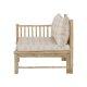 BLOOMINGVILLE Corfu utendrs modulsofa, venstre hjrne - polyester og naturlig bambus