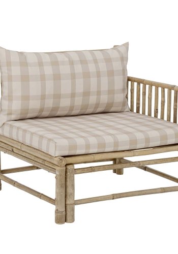 BLOOMINGVILLE Korfu udendrs modul sofa, hjre hjrne - polyester og natur bambus