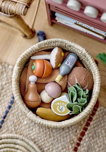 BLOOMINGVILLE MINI Pippi miniovn - brun MDF og lotustre (40x26)