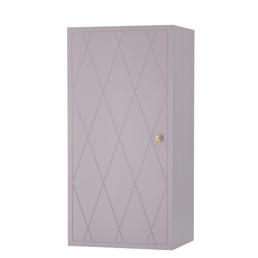 BLOOMINGVILLE MINI Nell Wandschrank, m. 1 Tür und 2 Regalen - lila MDF