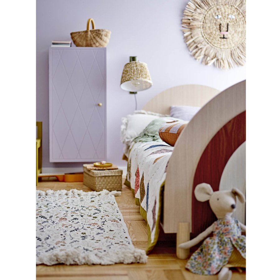 BLOOMINGVILLE MINI Nell Wandschrank, m. 1 Tür und 2 Regalen - lila MDF