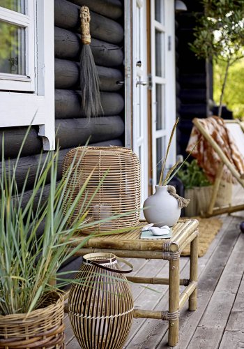 BLOOMINGVILLE Korfu liggestol - bomuld og natur bambus