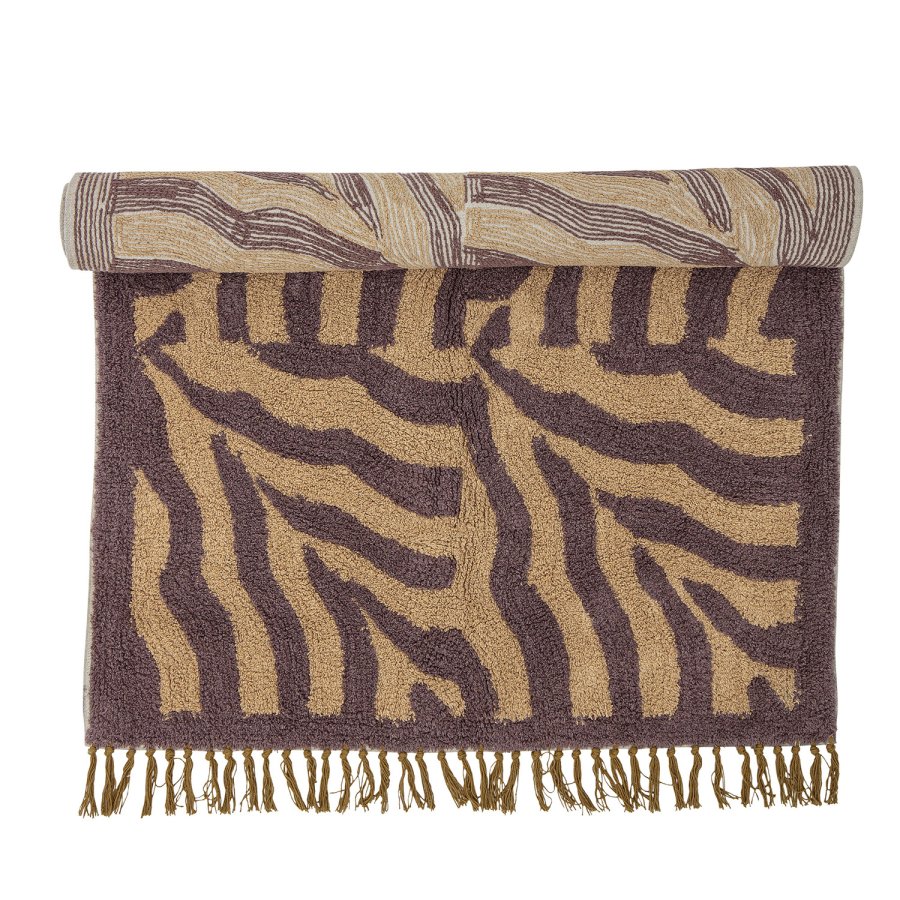 BLOOMINGVILLE Izza gulvteppe, rektangulrt - lilla bomull (150x90)