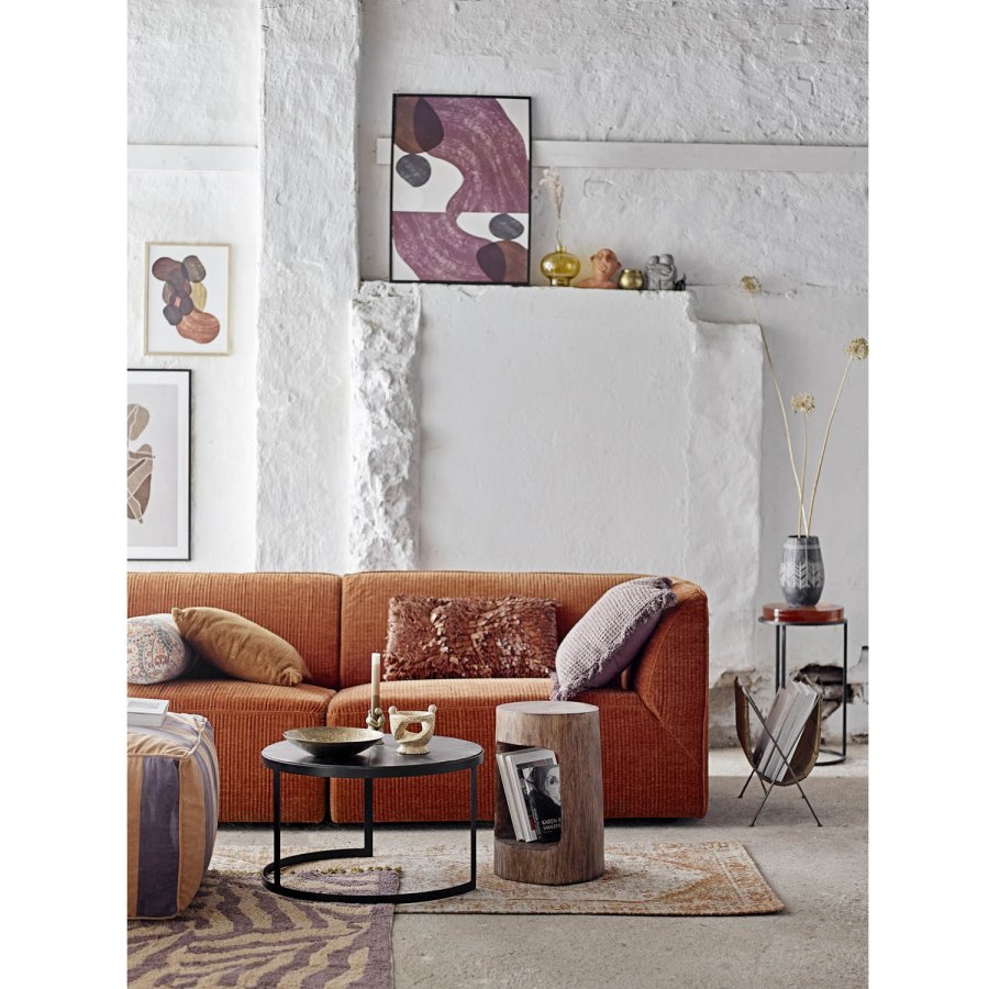 BLOOMINGVILLE Izza gulvteppe, rektangulrt - lilla bomull (150x90)