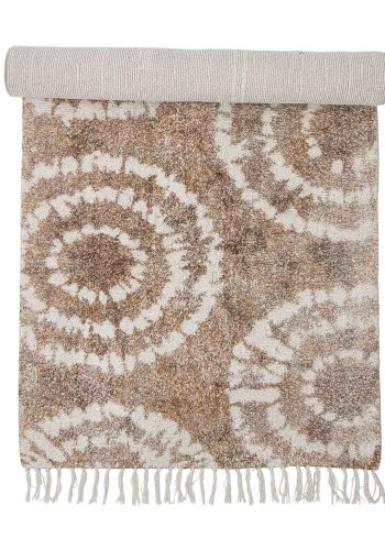 CREATIVE COLLECTION Sada Teppich, rechteckig – braune Baumwolle (200x85)