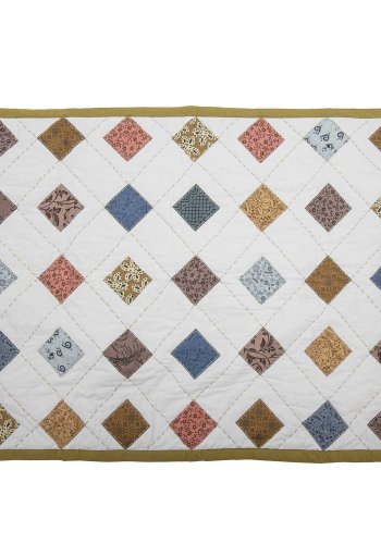 BLOOMINGVILLE MINI Melua Plaid - natur/bunt Baumwolle/Leinen (152x127)