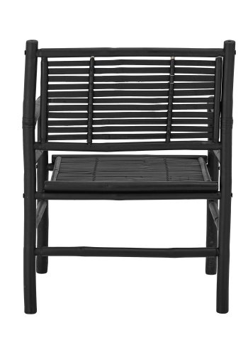 BLOOMINGVILLE Coen Loungesessel, mit Armlehnen – schwarzer Bambus