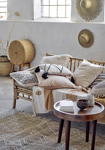 BLOOMINGVILLE Cem Korb, rund – Naturholz (46)