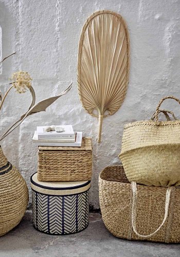 BLOOMINGVILLE Cem Korb, rund – Naturholz (46)