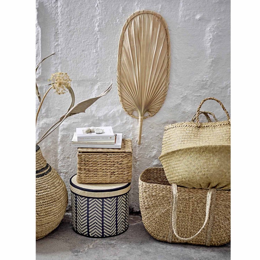 BLOOMINGVILLE Cem Korb, rund – Naturholz (46)