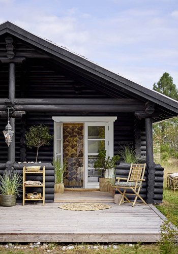 BLOOMINGVILLE Elite-Korb – natürliches Mendong-Gras (2er-Set)