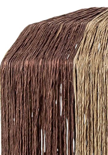 BLOOMINGVILLE Tano Deckenleuchte, rund - Natur und dunkelbraunes Seegras (27)