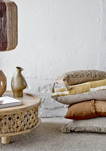 BLOOMINGVILLE Tano Deckenleuchte, rund - Natur und dunkelbraunes Seegras (27)