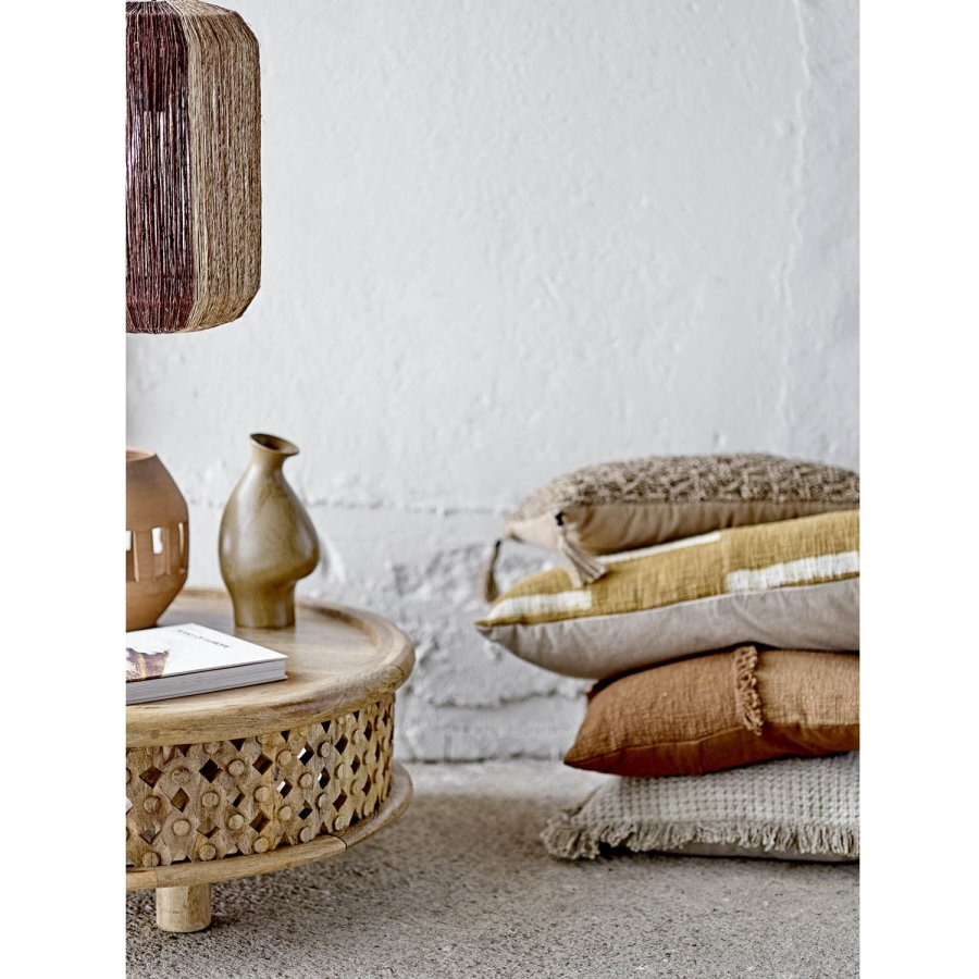 BLOOMINGVILLE Tano Deckenleuchte, rund - Natur und dunkelbraunes Seegras (27)