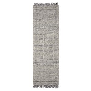 CREATIVE COLLECTION Maisy gulvteppe, rektangulrt - gr polyester og bomull (245x75)