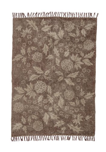 CREATIVE COLLECTION Malu Teppich, rechteckig – braune Baumwolle (200x140)