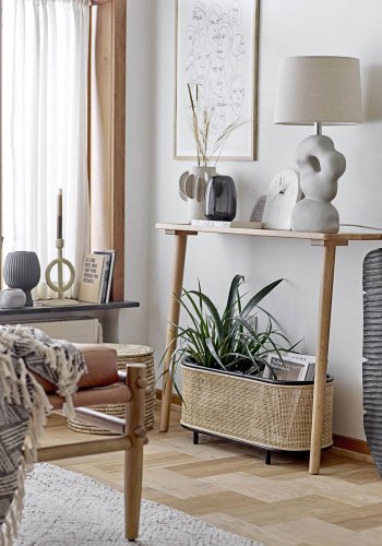 BLOOMINGVILLE Saxo Teppich, rechteckig – natürliche Baumwolle und Jute (210x150)