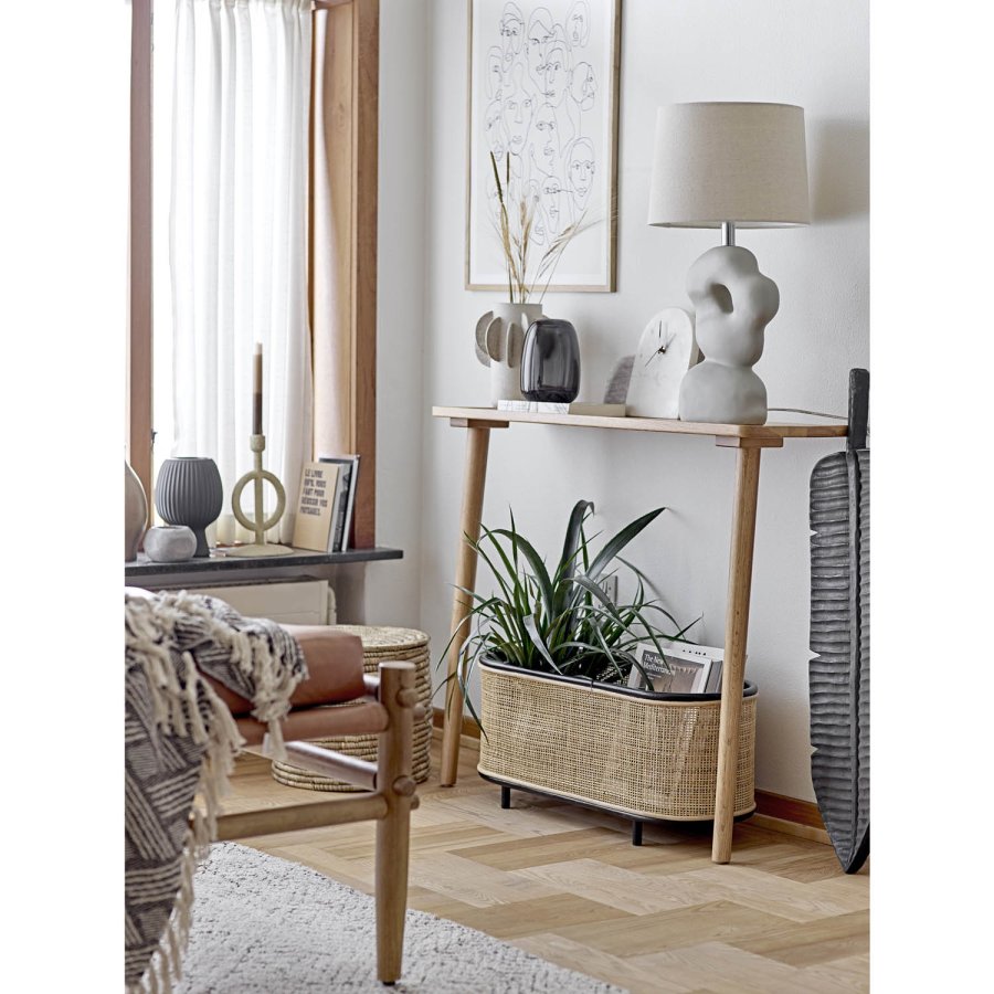 BLOOMINGVILLE Saxo Teppich, rechteckig – natürliche Baumwolle und Jute (210x150)