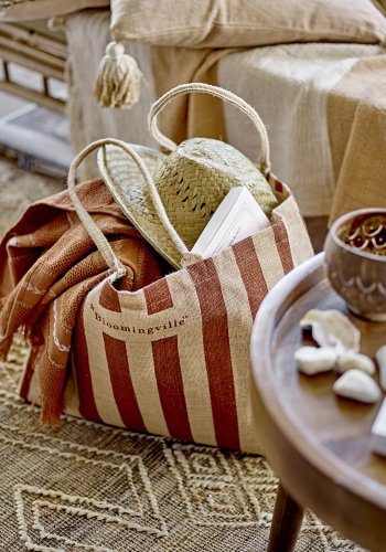 BLOOMINGVILLE Rupen teppe, rektangulrt - naturlig jute/ull/bomull (215x150)