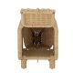 BLOOMINGVILLE MINI Sofahocker mit Staufach - Naturrattan (53x24)